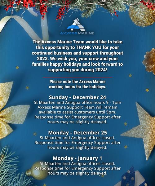 Axxess Marine Holiday Hours